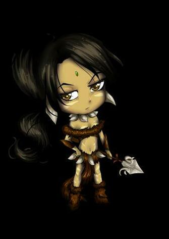 Wallpaper Pictures Nidalee Chibi Version From League Of Legend