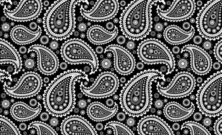 Black And White Paisley Wallpaper Wedding Planner Event