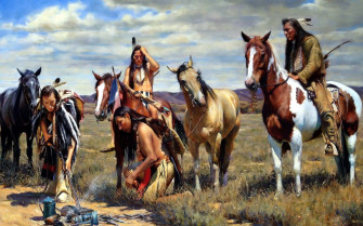 Native American Indian Wallpaper Group