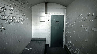 Guard Tower Inside A Prison Wallpaper