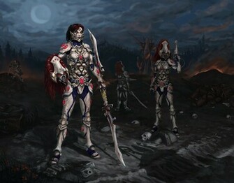 Eldar Howling Banshee Exarch By Sokil Su
