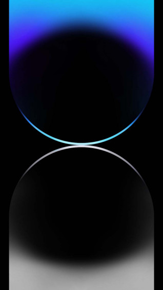 iPhone Pro Max Dual Gradient Blue Grey Wallpaper