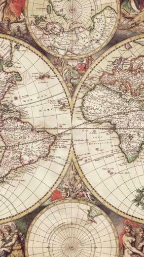 Old World Maps Map iPhone