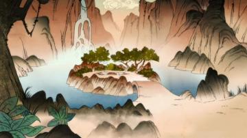 Anime Avatar Landscape Mountains Wallpaper Resolution