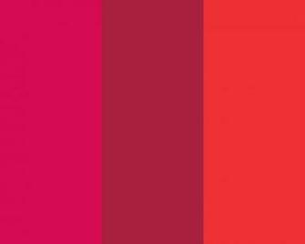 Debian Red Deep Carmine And Pink Three Color