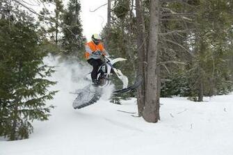 Timbersled Snow Bike First Ride Re Cycle World