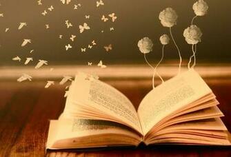 Wallpaper Flower Book Butterfly Bird Magic Desktop