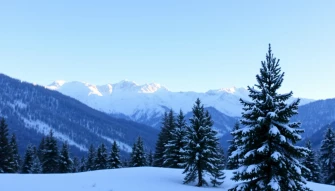 Winter Mountain Wallpaper