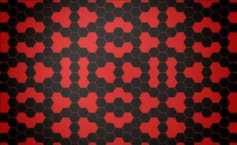 Background Black And Red Hexagon Computer Wallpaper Desktop