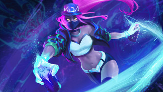 Kda Akali League Of Legends Artwork Wallpaper