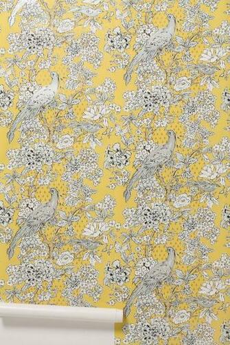 Beautiful Anthropologie Wallpaper Toile De Jouy