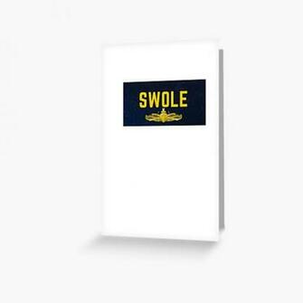 Swole Star Background With Swo Pin Greeting Card By Jopatime