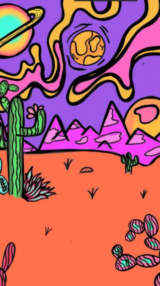 Desert Cool Vibes Wallpaper
