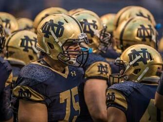 Wallpaper Notre Dame Foorball Team The