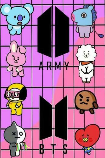 Toedit Bt21 Bts Mang Rj Shooky Tata Koya Cooky Chim