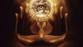 Hands Illuminati Masonary Wallpaper