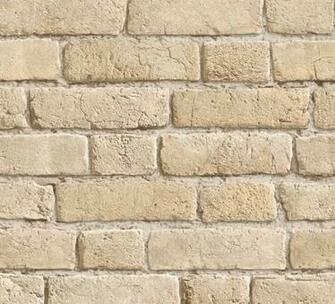 Vintage Bricks Wallpaper Buff 10m