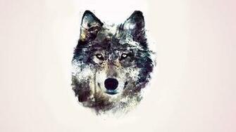 Wolf Drawing Wallpaper