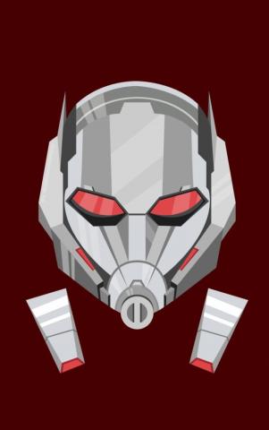 Wallpaper Ant Man Mask Artwork iPhone