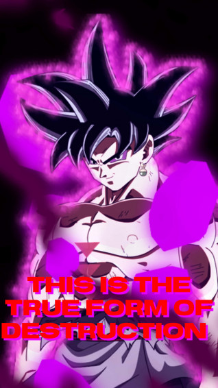 Go Ultimate With Goku Black Supreme Wallpaper