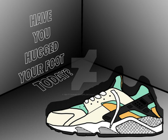 Nike Air Huarache Og Concept Art By Mattisamazingps
