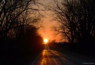 Apod March A Picturesque Equinox Sunset