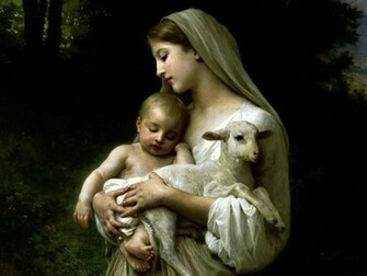 Wallpaper Mmw Beautiful Virgin Mary Mother