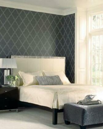 Candice Olson Dimensional Surfaces Moroccan Lattice Sand Wallpaper
