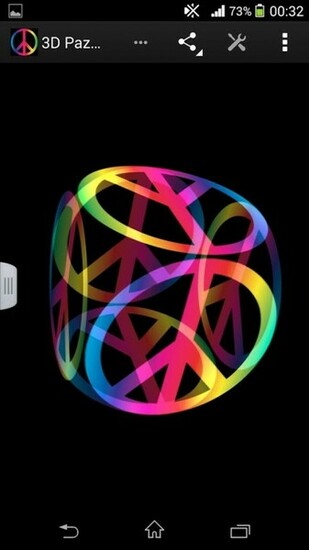 3d Peace Sign Lwp Screenshot