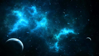 Cartoon Space Background Wallpaper