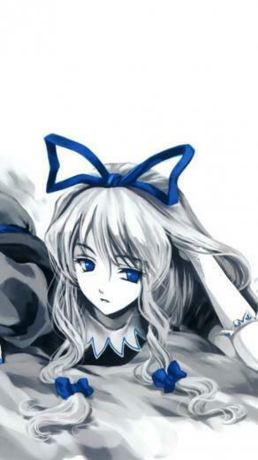 Anime Girl Sketch iPhone Plus And Wallpaper