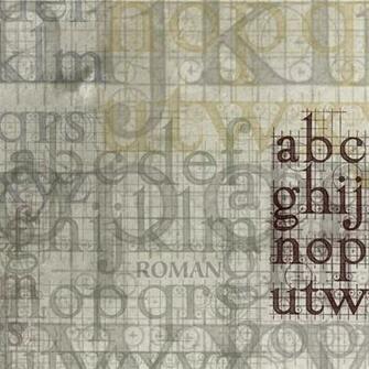Old Letters Wallpaper Alphabet Layering iPad