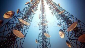 Communication Tower In Nature Wallpaper