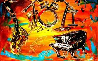 Jazz Band Silhouette Music Wallpaper Background Smooth