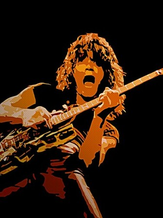 Eddie Van Halen By Nicollearl