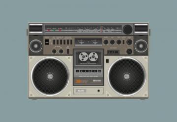 Radio Cassette Player HD Wallpaper Background Image