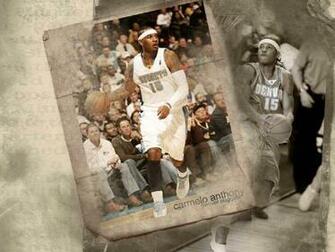 Carmelo Anthony Dribbles Denver Nuggets Wallpaper