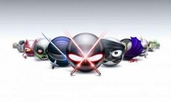 Cool 3d Ball Ninja Wallpaper Background