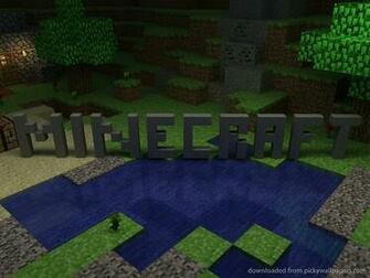 Minecraft Logo Wallpaper For Sony Ericsson Wt18i