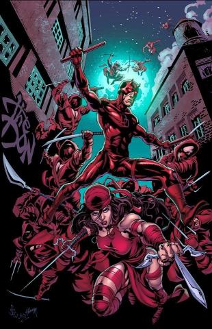 Daredevil And Elektra By Heagsta Marvel Comics Wallpaper