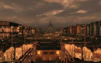 Fallout Sci Fi City Apocalyptic T Wallpaper