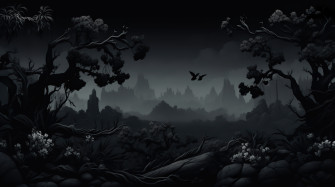 Black Aesthetic Desktop Wallpaper