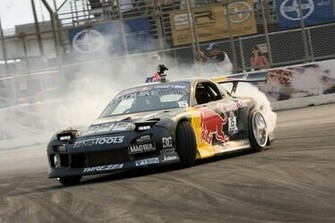 Wallpaper Car Drift Mazda Rx7 Redbull