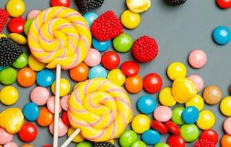 Wallpaper Colorful Candy Sweets Lollipops Sweet