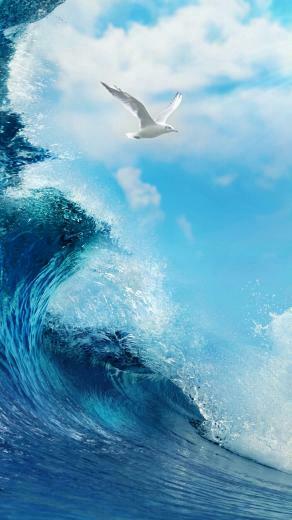 Lg G4 HD Wind And Wavess Wallpaper