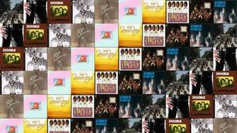 Beatles Abbey Road Rolling Stones Sticky Fingers Doors Wallpaper