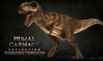 Primal Carnage Isla Nublar Queen Tyrannosaur Skin By Jurassic4life On
