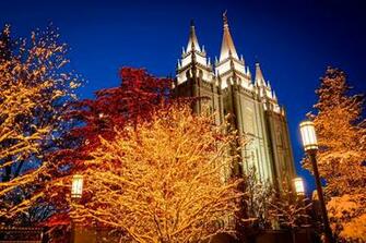 Salt Lake City Usa United States Of America Utah Night