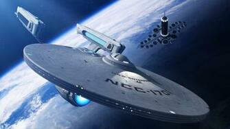 U S Enterprise Star Trek HD Imposing Wallpaper