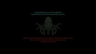 Quotes Cthulhu Religion Atheism Wallpaper